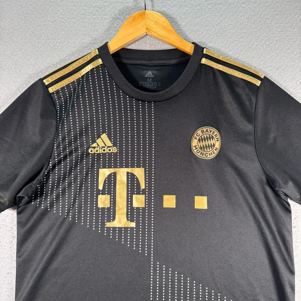 FC Bayern Munchen Jersey Mens Medium‎ Black Soccer International Sports Adidas